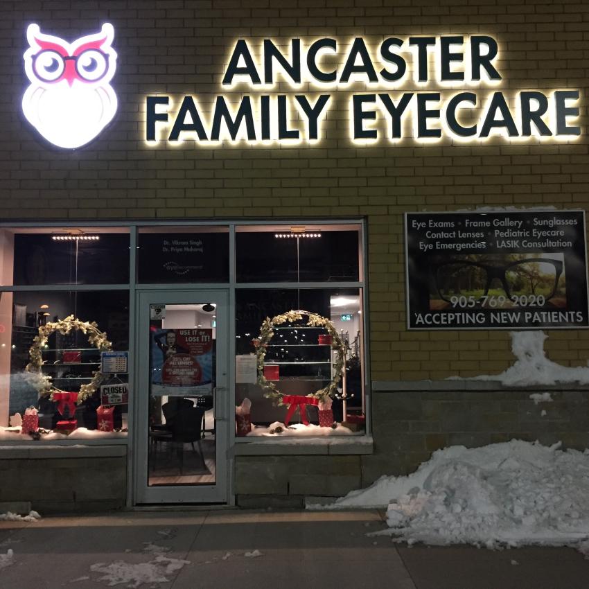 Ancaster Family Eyecare Independent Optometrist Eye